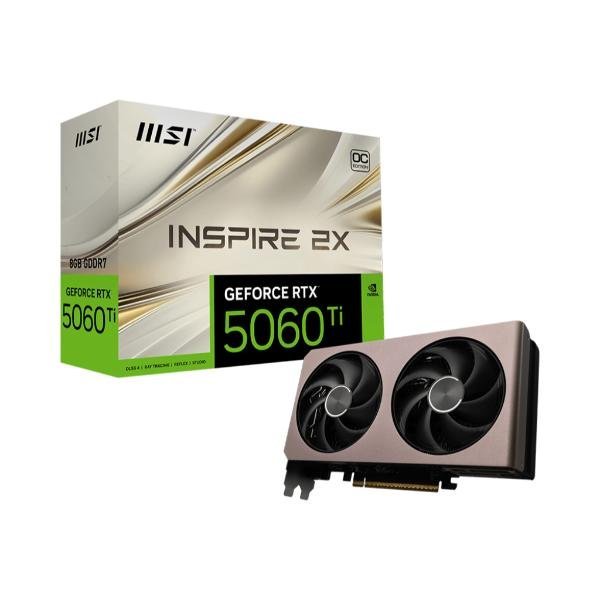 MSI RTX 5060 Ti 8G Inspire 2X OC Graphic Card