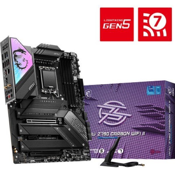MSI MPG Z790 Carbon Wifi II ATX LGA 1700 Motherboard Supports Intel 12th , 13th & 14th Gen Processors