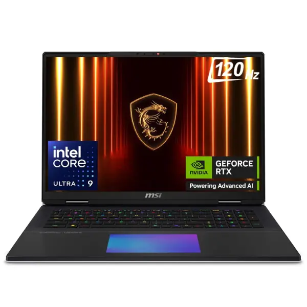 MSI TITAN 18 HX DRAGON EDITION NORSE MYTH A2XWJG-254IN GAMING LAPTOP [ULTRA9-285HX/96 GB RAM/6TB SSD (2TB GEN 5 + 4TB GEN 4)/WIN11 HOME/18.0″ UHD+ 4K/24GB-RTX5090 GRAPHICS /2 YEARS WARRANTY]