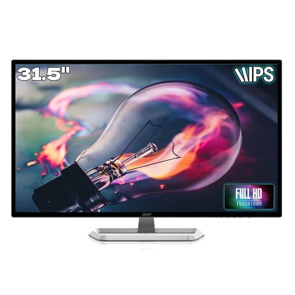 Acer EB321HQA 31.5 Inch (80.01 Cm) IPS Full HD (1920 x 1080) LCD Monitor with LED Backlight I 300 Nits Brightness I HDMI, VGA Ports I Eye Care Features, Blue Light Filter, Flickerless (Black)