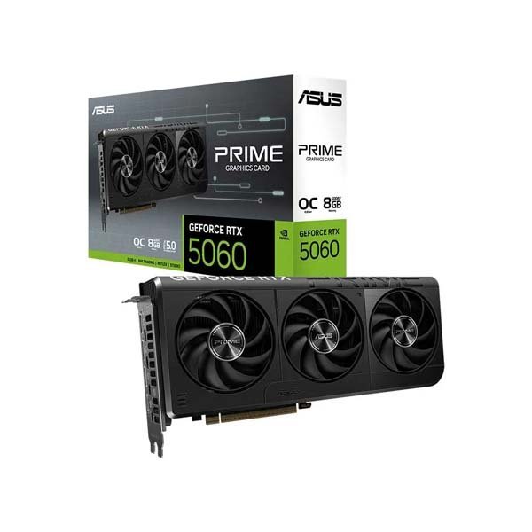 ASUS Prime RTX 5060 OC Edition 8GB GDDR7 Graphics Card