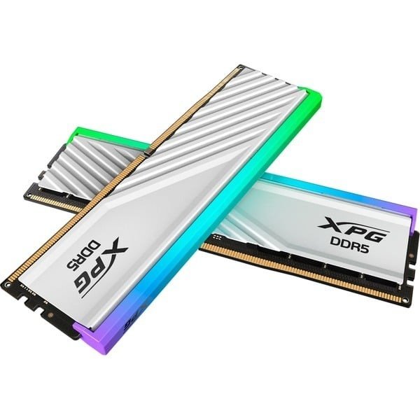 Adata XPG LANCER BLADE RGB 32GB (16GBx2) DDR5 6000MHz CL30 Desktop RAM (White)