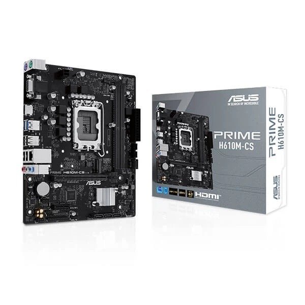 Asus Prime H610M-CS DDR5 Intel LGA 1700 mATX Motherboard Supports Intel 12th, 13th & 14th Gen Processors