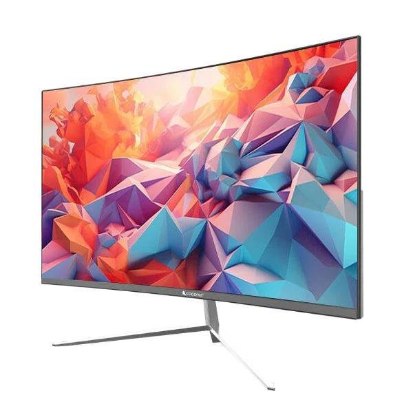Coconut 27HDXC 27″ Frameless Ultra Slim Curved Monitor, 100 Hz Refresh Rate, 1080p
