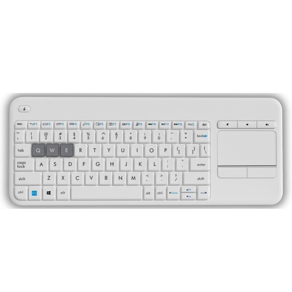 Coconut Bravo 3 Wireless Keyboard with Touchpad (White)