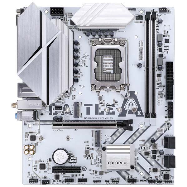 Colorful BATTLE-AX B760M-G WHITE WIFI D5 V20A M-ATX Motherboard