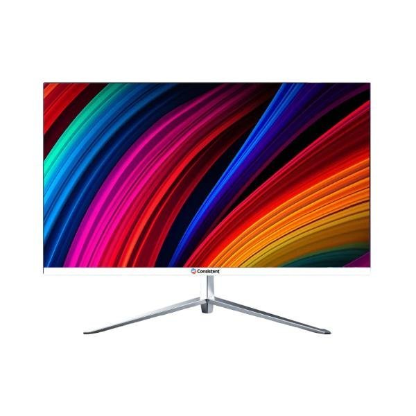Consistent 2200 LED Monitor 21.5″ inch (54.6 cm) Wide Display 1920 x 1080 Pixels Full HD HDMI, Framless (White) 3 Years Warranty
