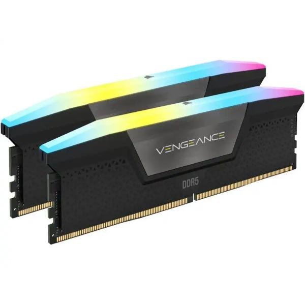 Corsair VENGEANCE RGB 64GB (2 x 32GB) 288-Pin PC RAM DDR5 6000 (PC5 48000) Desktop Memory