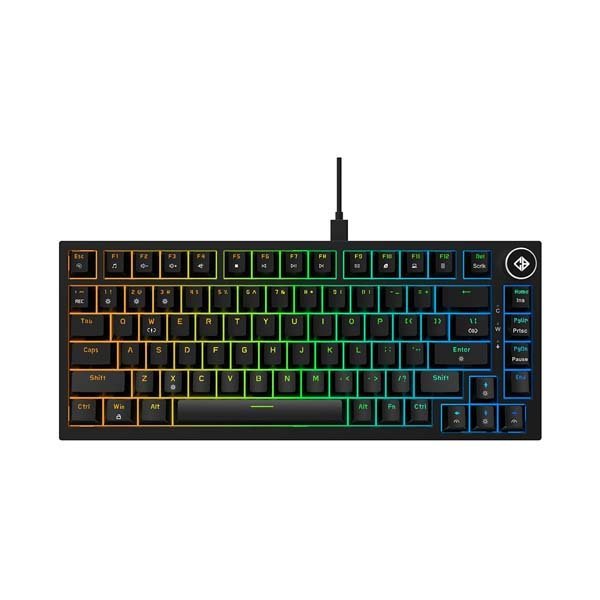Cosmic Byte CB-GK-43 Phantom TKL Gasket Mechanical RGB Wired Keyboard (Black)