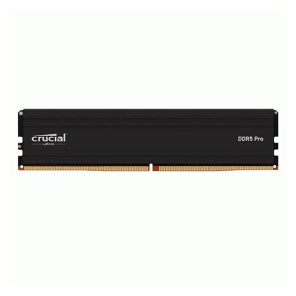 Crucial Pro 24GB (1x24GB) 5600 MHz CL46 DDR5 Desktop UDIMM Memory (Black)