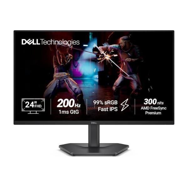 Dell SE2425HG 23.8″ FHD IPS Gaming Monitor, 200Hz Refresh, 3side narrow bezels, 1ms GtG, AMD FreeSync Premium,HDR 10,300nits, 1000:1 Contrast, 99% Srgb, Tilt, 2*HDMI 2.1 TDMS(supports HDMI VRR),DP 1.4