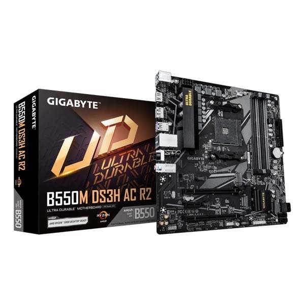 Gigabyte B550M DS3H AC R2 DDR4 Motherboard