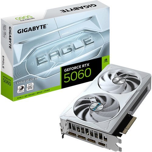 Gigabyte GeForce RTX 5060 EAGLE OC ICE Graphics Card