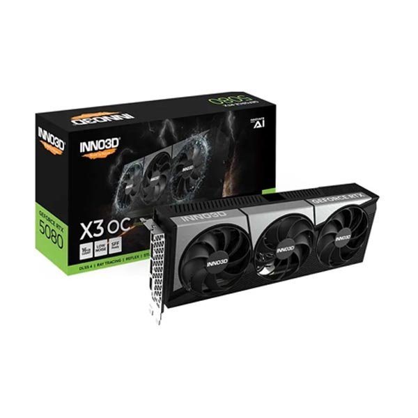 Inno3D RTX 5080 X3 OC 16Gb GDDR7 Graphics Card