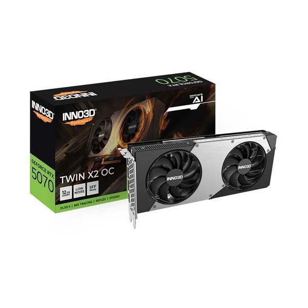 Inno3D Rtx 5070 Twin X2 OC 12Gb GDDR7 Graphics Card