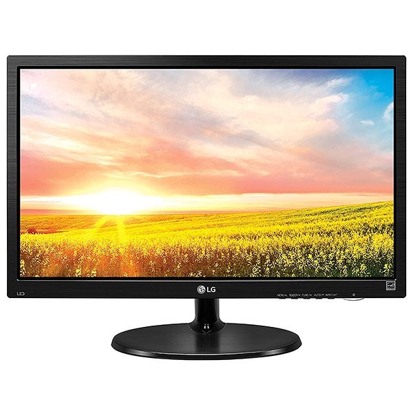 LG 20M39H 49.53 cm (19.5″) HD (1366 x 768) TN Panel Monitor with HDMI & VGA Port, Wall Mount, 3 Year Warranty – (Black)