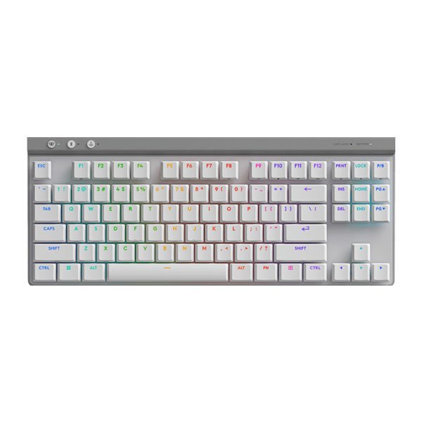 Logitech G515 LIGHTSPEED TKL Low Profile Wireless Gaming Keyboard (White)