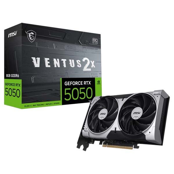 MSI GeForce RTX 5050 8G VENTUS 2X OC Graphics Card