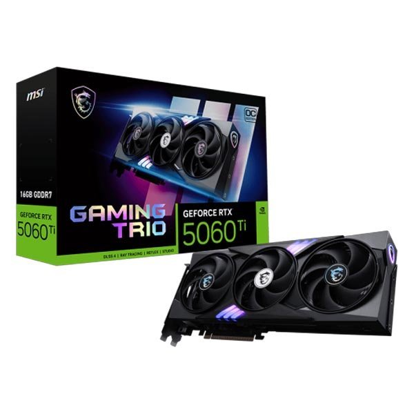 MSI GeForce RTX 5060 Ti 16G GAMING TRIO OC Graphics Card