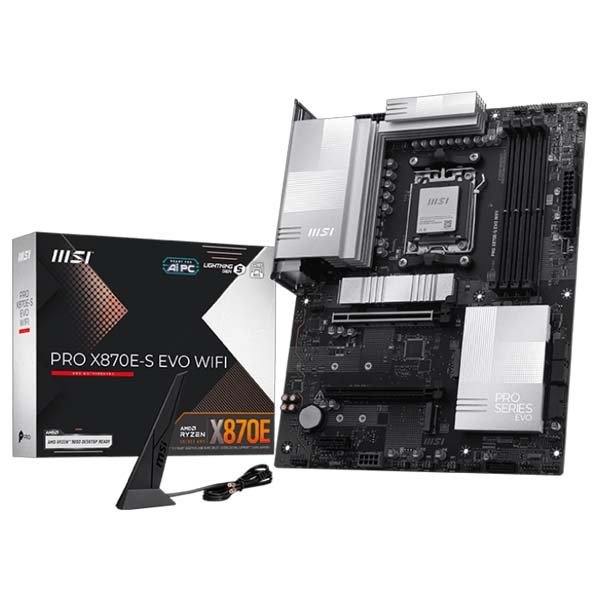 MSI PRO X870E-S EVO WIFI ATX Motherboard