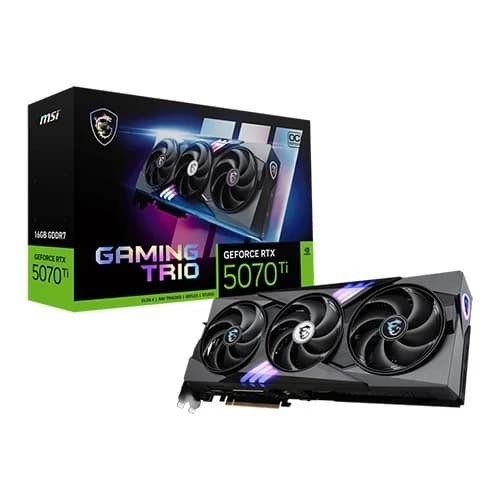 MSI RTX 5070 Ti Gaming Trio OC 16GB GDDR7 Graphics Card