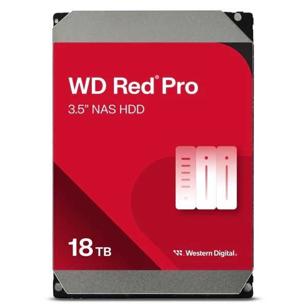 Western Digital WD Red Pro 18TB 3.5″ SATA 7200RPM NAS Internal Hard Disk Drive
