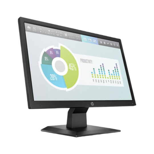 HP P204V 19.5 Inch (49.53 Cm), 1600 x 900 Pixels, Led Monitor, Black