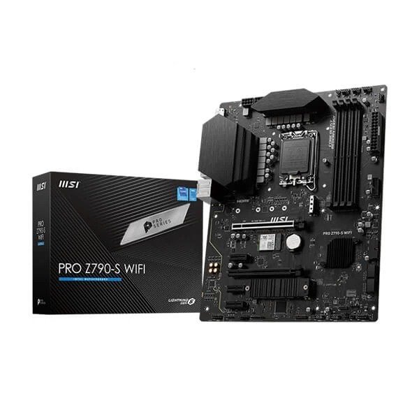 MSI Pro Z790-S WIFI Intel LGA 1700 ATX Motherboard Supports Intel 12th , 13th & 14th Gen Processors